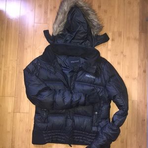 Marmot Bomber Coat Black Youth size Medium